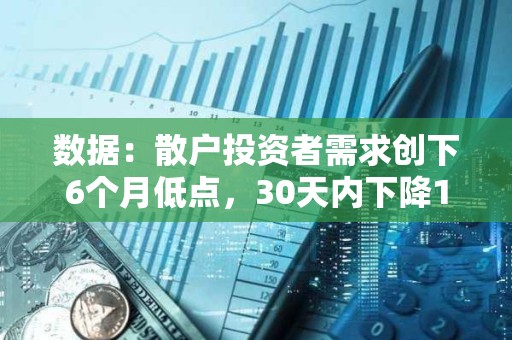 數據：散戶投資者需求創下6個月低點，30天內下降10%