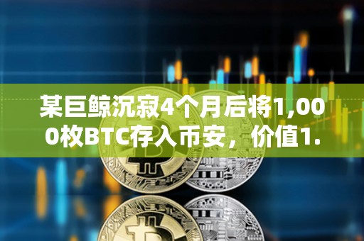 某巨鯨沉寂4個月后將1,000枚BTC存入幣安，價值1.1767億美元