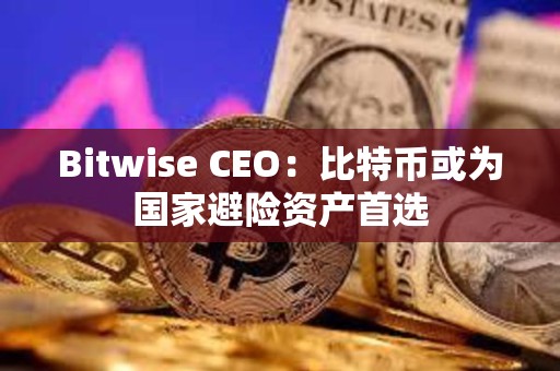 Bitwise CEO：比特幣或為國家避險資產首選