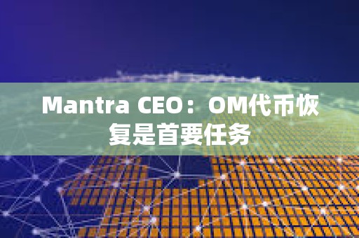Mantra CEO：OM代幣恢復是首要任務