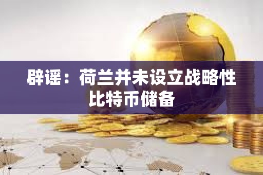 辟謠：荷蘭并未設(shè)立戰(zhàn)略性比特幣儲(chǔ)備