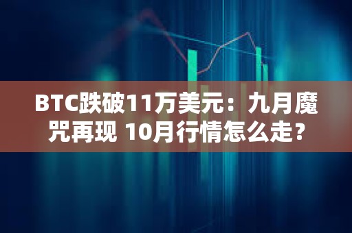BTC跌破11萬美元：九月魔咒再現(xiàn) 10月行情怎么走？