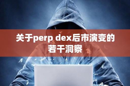 關于perp dex后市演變的若干洞察