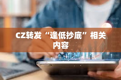 CZ轉發“逢低抄底”相關內容