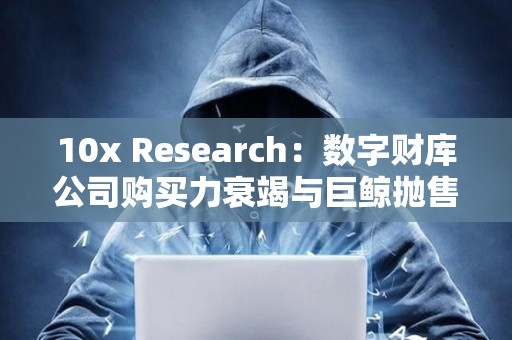 10x Research：數(shù)字財庫公司購買力衰竭與巨鯨拋售正限制比特幣上漲