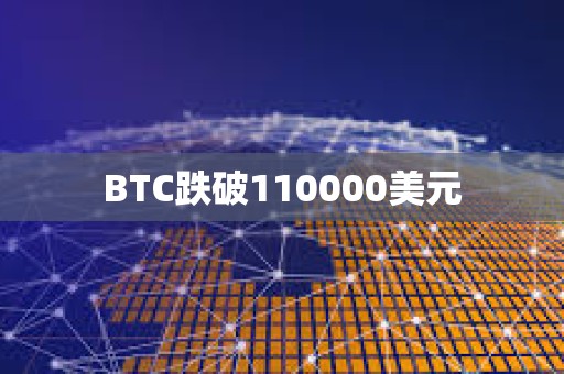 BTC跌破110000美元