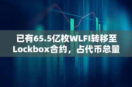 已有65.5億枚WLFI轉(zhuǎn)移至Lockbox合約，占代幣總量的6.55%