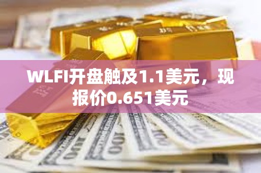 WLFI開盤觸及1.1美元，現報價0.651美元