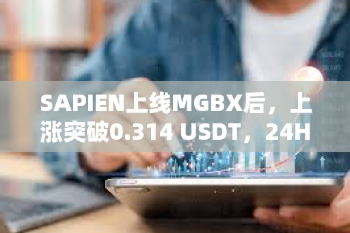 SAPIEN上線MGBX后，上漲突破0.314 USDT，24H漲幅超65%