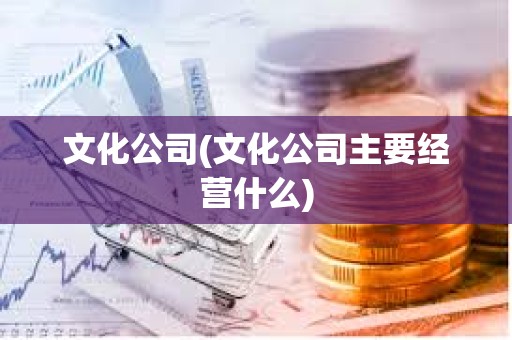 文化公司(文化公司主要經營什么) 文化公司(文化公司主要經營什么)