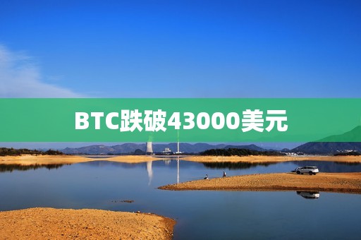 BTC跌破43000美元