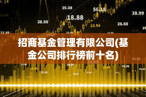 招商基金管理有限公司(基金公司排行榜前十名)