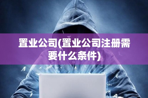 置業公司(置業公司注冊需要什么條件) 置業公司(置業公司注冊需要什么條件)