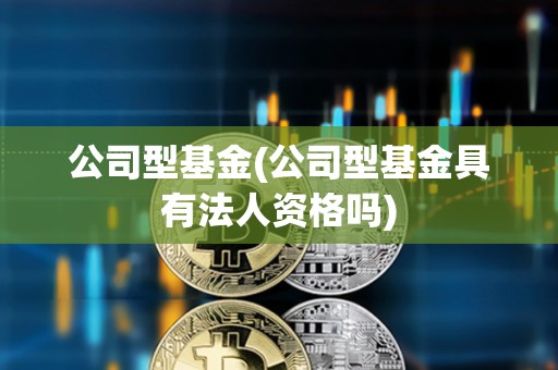 公司型基金(公司型基金具有法人資格嗎)
