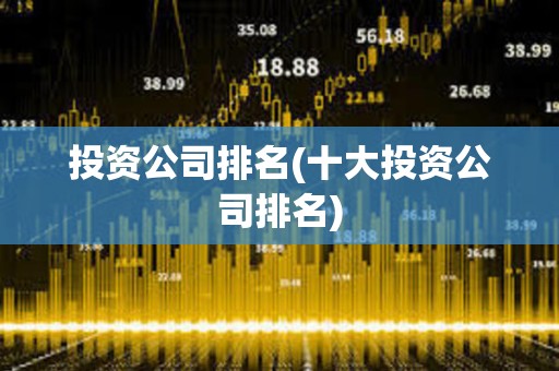 投資公司排名(十大投資公司排名)