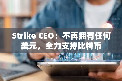 Strike CEO：不再擁有任何美元，全力支持比特幣