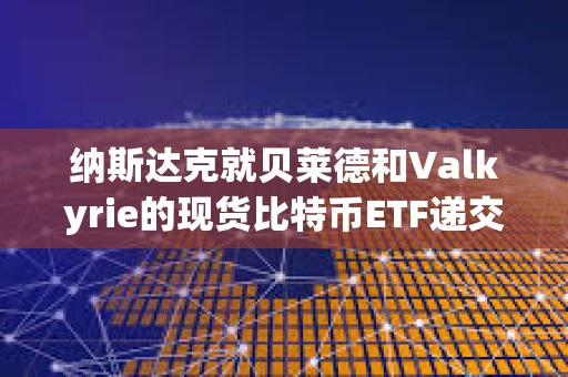 納斯達(dá)克就貝萊德和Valkyrie的現(xiàn)貨比特幣ETF遞交修訂版19b-4文件