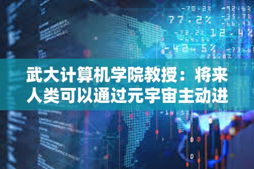 武大計算機學院教授：將來人類可以通過元宇宙主動進入AI的世界