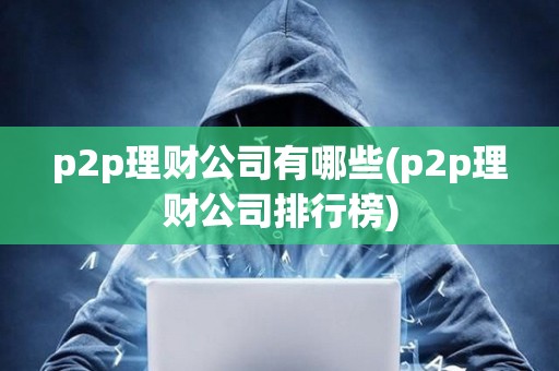 p2p理財公司有哪些(p2p理財公司排行榜) p2p理財公司有哪些(p2p理財公司排行榜)