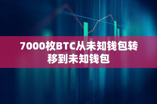 7000枚BTC從未知錢包轉移到未知錢包