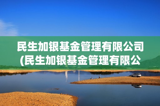民生加銀基金管理有限公司(民生加銀基金管理有限公司總經(jīng)理)