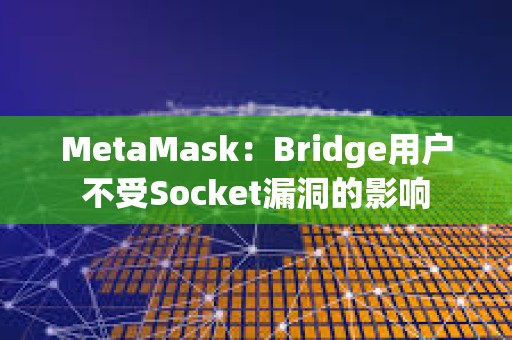 MetaMask：Bridge用戶不受Socket漏洞的影響