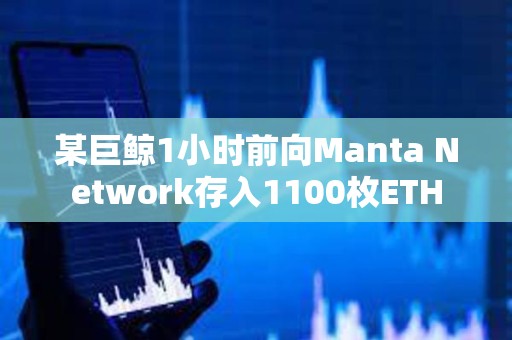 某巨鯨1小時前向Manta Network存入1100枚ETH