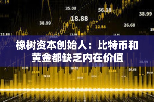 橡樹資本創始人：比特幣和黃金都缺乏內在價值