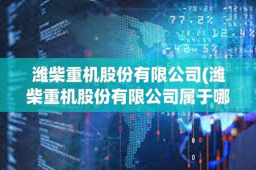 濰柴重機(jī)股份有限公司(濰柴重機(jī)股份有限公司屬于哪個(gè)街道)