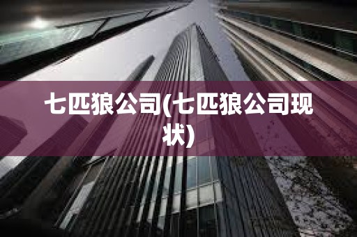 七匹狼公司(七匹狼公司現(xiàn)狀)