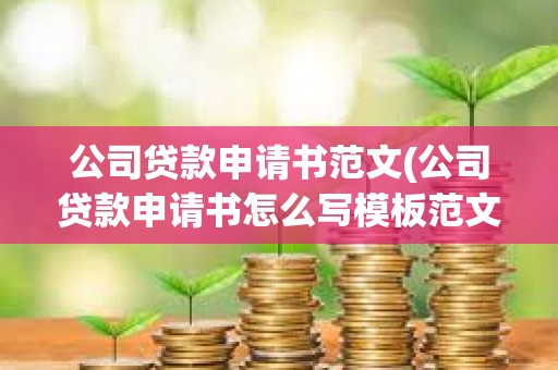 公司貸款申請書范文(公司貸款申請書怎么寫模板范文)