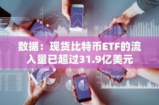 數(shù)據(jù):現(xiàn)貨比特幣ETF的流入量已超過31.9億美元 數(shù)據(jù):現(xiàn)貨比特幣ETF的流入量已超過31.9億美元