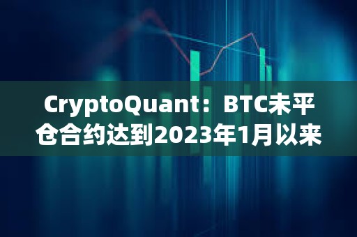 CryptoQuant：BTC未平倉合約達到2023年1月以來最高