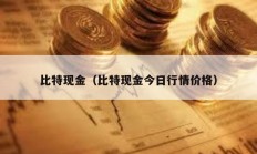 比特現金（比特現金今日行情價格）