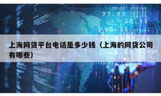 上海網(wǎng)貸平臺電話是多少錢（上海的網(wǎng)貸公司有哪些）