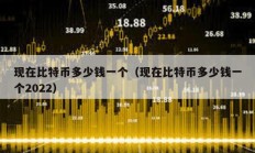現(xiàn)在比特幣多少錢一個(gè)（現(xiàn)在比特幣多少錢一個(gè)2022）