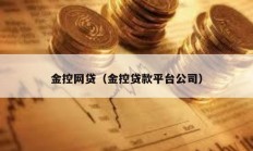 金控網貸（金控貸款平臺公司）