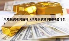 風(fēng)險投資名詞解釋（風(fēng)險投資名詞解釋是什么）