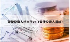 天使投資人相當(dāng)于vc（天使投資人是啥）