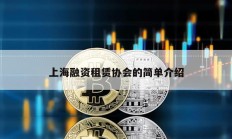 上海融資租賃協會的簡單介紹