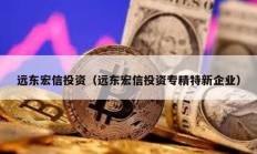 遠東宏信投資（遠東宏信投資專精特新企業）
