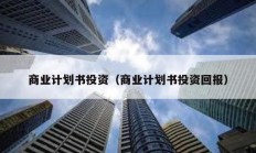 商業計劃書投資（商業計劃書投資回報）
