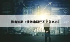 債務(wù)逾期（債務(wù)逾期還不上怎么辦）