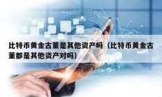 比特幣黃金古董是其他資產(chǎn)嗎（比特幣黃金古董都是其他資產(chǎn)對(duì)嗎）