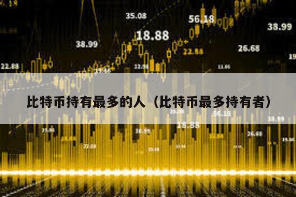 比特幣持有最多的人(比特幣最多持有者)