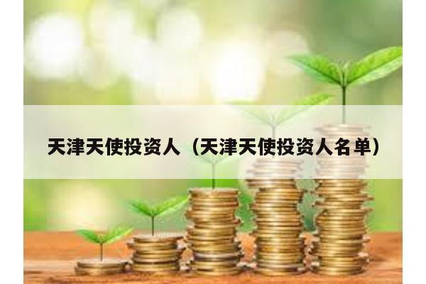 天津天使投資人(天津天使投資人名單)