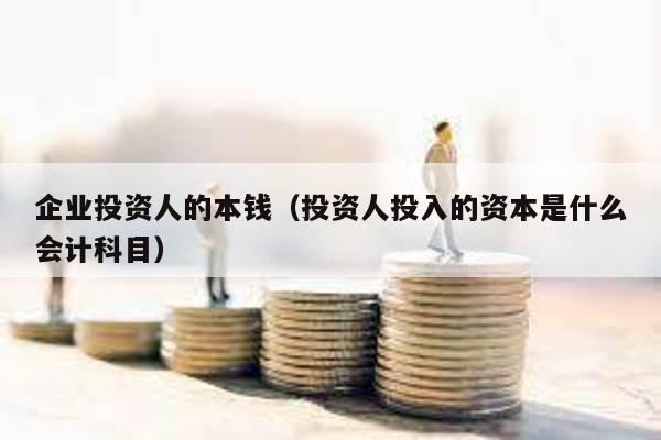 企業投資人的本錢(投資人投入的資本是什么會計科目)