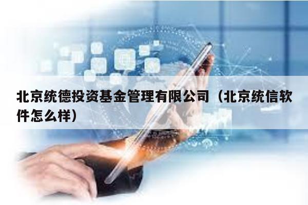 北京統(tǒng)德投資基金管理有限公司(北京統(tǒng)信軟件怎么樣)